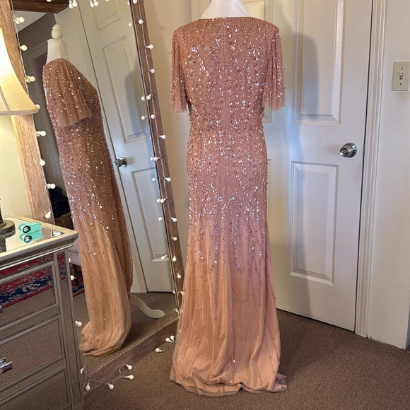MAC DUGGAL
Embellished Flutter Sleeve Gown - Picture 12 of 17